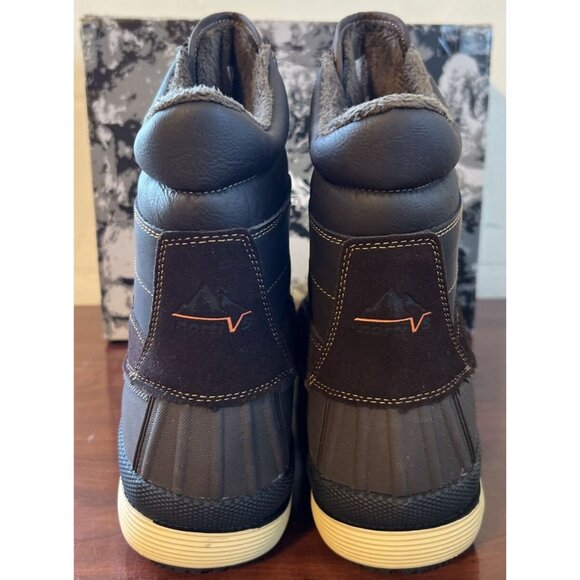 Nortiv 8 Thinsulate 170410-W Brown Insulated Waterproof Snow Boots Mens Sz 14 - Picture 6 of 12